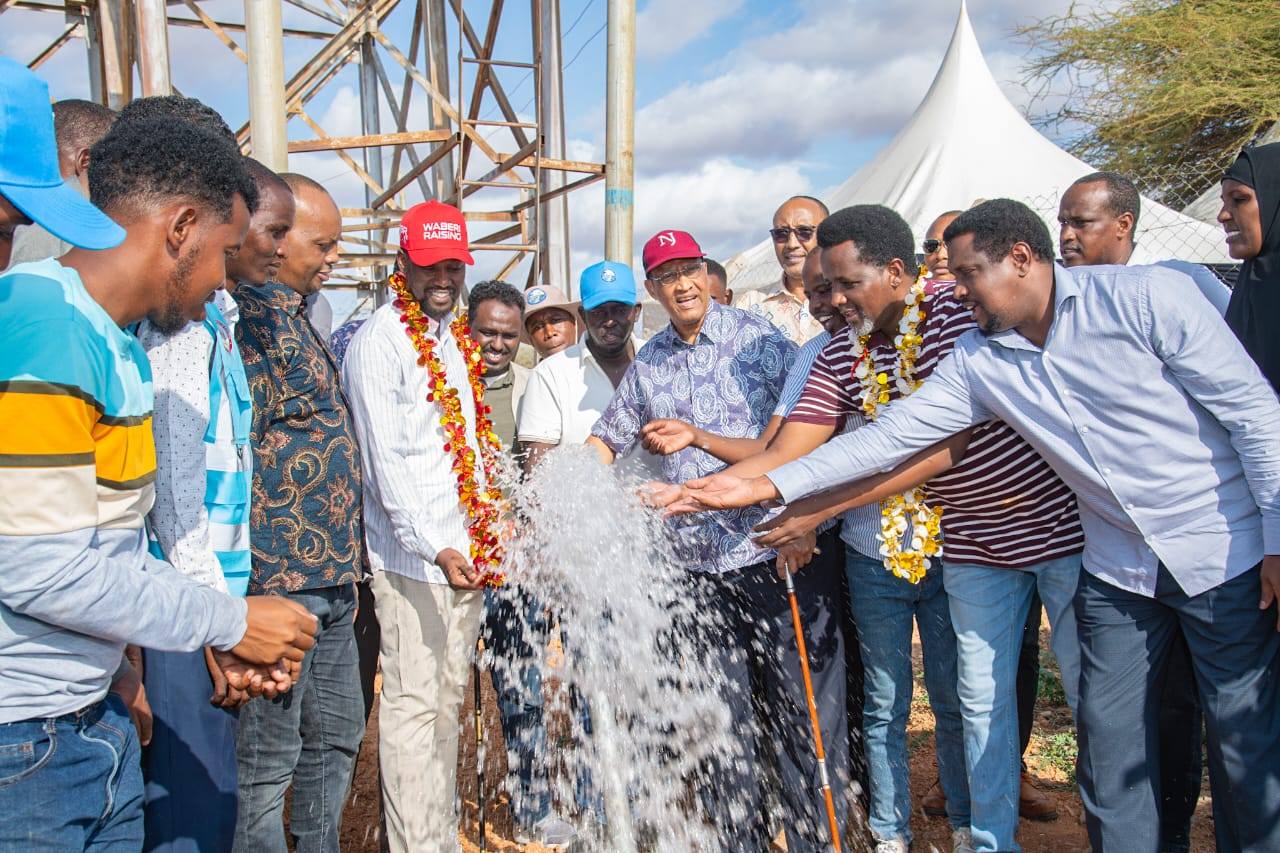 Garissa Residents Celebrate Return of Clean Water as Governor Nathif Launches Landmark Project